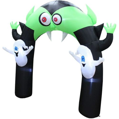  할로윈 용품Great 8 Foot Halloween Inflatable Blowup Lights Yard Decoration Vampire Ghosts Archway