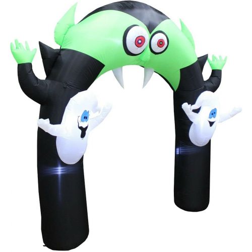  할로윈 용품Great 8 Foot Halloween Inflatable Blowup Lights Yard Decoration Vampire Ghosts Archway