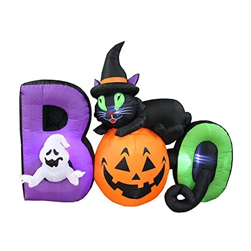  할로윈 용품Great Halloween Inflatable Yard Party Air Blown Decoration Boo Scene Cat Pumpkin Ghost