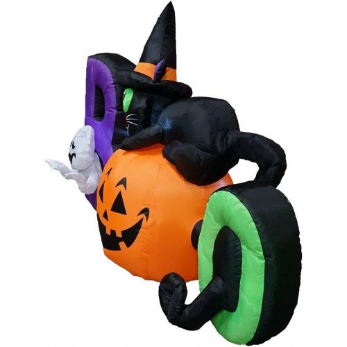  할로윈 용품Great Halloween Inflatable Yard Party Air Blown Decoration Boo Scene Cat Pumpkin Ghost