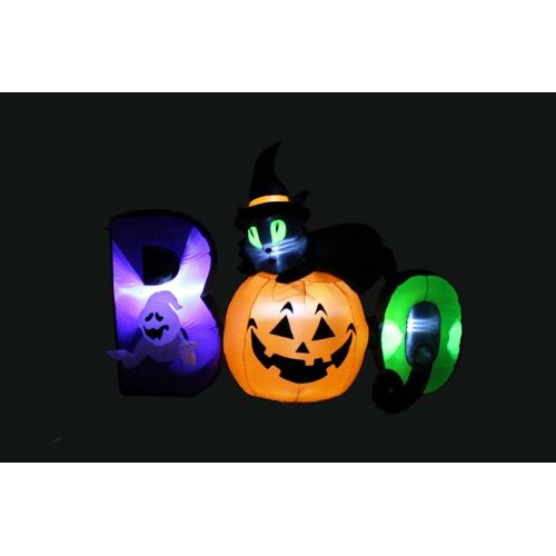  할로윈 용품Great Halloween Inflatable Yard Party Air Blown Decoration Boo Scene Cat Pumpkin Ghost