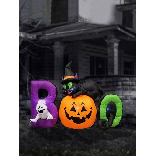  할로윈 용품Great Halloween Inflatable Yard Party Air Blown Decoration Boo Scene Cat Pumpkin Ghost