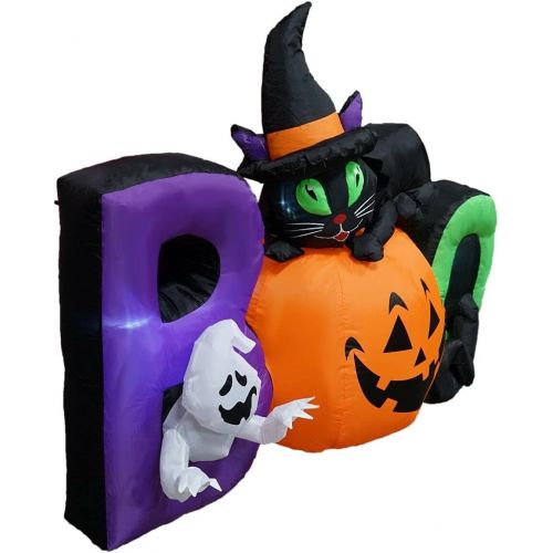  할로윈 용품Great Halloween Inflatable Yard Party Air Blown Decoration Boo Scene Cat Pumpkin Ghost