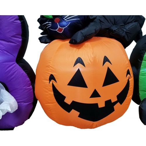  할로윈 용품Great Halloween Inflatable Yard Party Air Blown Decoration Boo Scene Cat Pumpkin Ghost