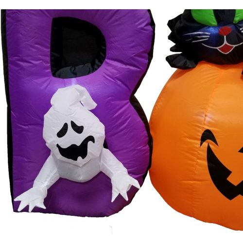  할로윈 용품Great Halloween Inflatable Yard Party Air Blown Decoration Boo Scene Cat Pumpkin Ghost