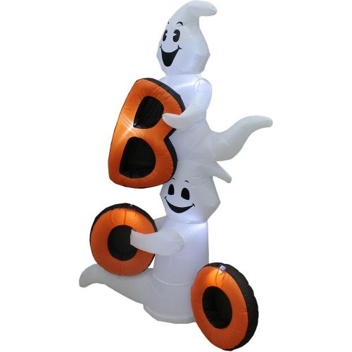  할로윈 용품Great 6 FT Halloween Air Blown Lighted Inflatable Decoration Friendly Ghosts with BOO