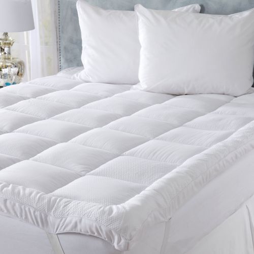  Two-Inch Mattress Topper with 100% Polyester Filling By Great Bay Home