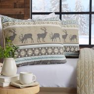 Great Bay Home 3-Piece Reversible Rustic Lodge Bedspread Quilt with 2 Shams. All-Season Quilt Set. (King, Yosemite)