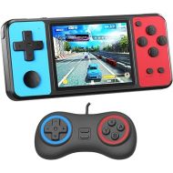 Handheld Game Console for Kids Aldults Preloaded 270 Classic Retro Games with 3.0'' Color Display and Gamepad Rechargeable Arcade Gaming Player (Black)