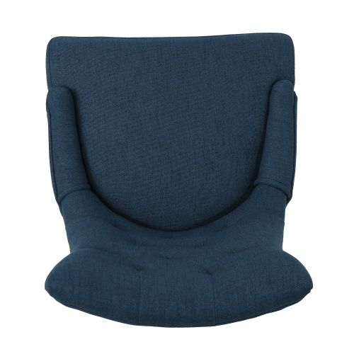  Great Deal Furniture Bagnold Desk Chair for Home Office | Navy Blue | Fabric