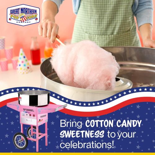  [아마존베스트]Great Northern Popcorn Company 6304 Great Northern Popcorn Commercial Cotton Candy Machine Floss Maker With Cart