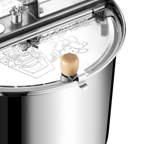  [아마존베스트]Great Northern Popcorn Company Great Northern Popcorn Original Stainless Steel Stove Top 6-1/2-Quart Popcorn Popper