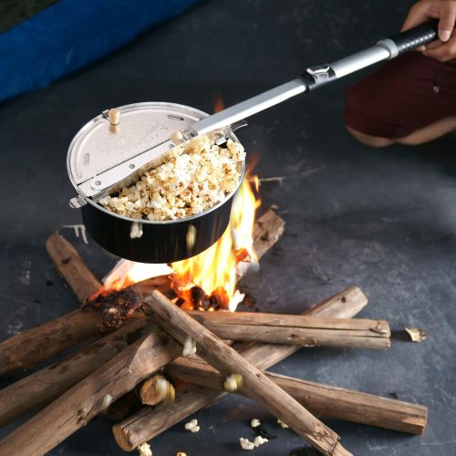  [아마존베스트]Great Northern Popcorn Company 6252 Great Northern Popcorn Pit Popper Campfire Firepit Popcorn Popper - Theater Popcorn Outdoors!