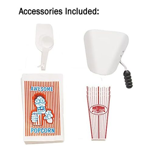  [아마존베스트]Great Northern Popcorn Company Great Northern Popcorn Black 8 oz. Ounce Foundation Vintage Style Popcorn Machine and Cart