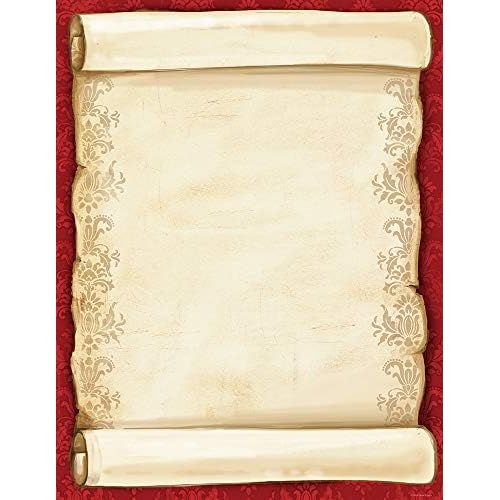  Great Papers! Christmas Scroll Letterhead, 80 count, 11 x 8.5 (2012250)