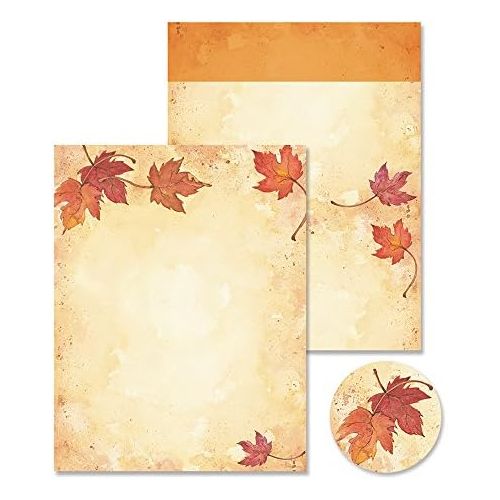  Great Papers! Fall Leaves Self Mailer, 50 sheets/50 seals, 11.5 x 8.5 (2017003)