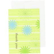 Great Papers! Daisy Stripes Thank You Note Cards with Envelopes, 4.875x3.375, 24 Count (10675)