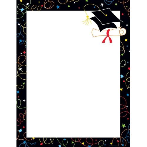  Great Papers! Grad Swirls Letterhead, 50 Count, 8.5x11 (2012047)