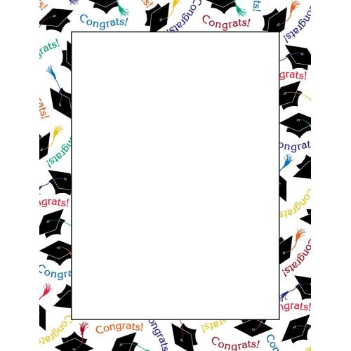  Great Papers! Graduation Letterhead, 8.5x11, 80 Count (2014242)