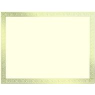 Great Papers! Gold Foil Channel Border Certificate, 8.5x 11, 15 Count (963007)