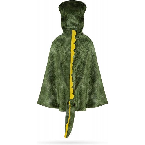  Great Pretenders 56705, T-Rex Hooded Cape, US Size 4-5 Green