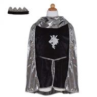 Great Pretenders Silver Knight Tunic Cape & Crown 5/6 Years Dress Up Play