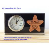 GreatDecorativeCross Boss Thank You Gift - Appreciation Gifts for Mentor - Personalized Christmas Desk Clock, GDCB11