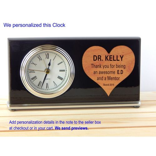  GreatDecorativeCross Gift for Executive Director - Boss Gifts - Personalized Mentor Appreciation Desk Clock, GDCB2