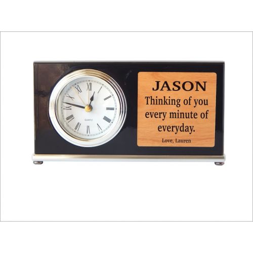  GreatDecorativeCross Personalized Boyfriend Gift - Birthday Gifts - Husband Anniversary Desk Clock - Office Gift, GDCH25