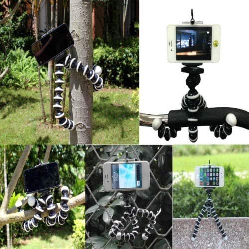  GreatPowerDirect Generic Octopus Flexible Tripod Stand for GoPro Camera iPhone 6 6S Samsung Phone