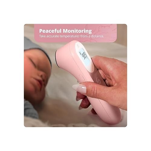  Greater Goods Digital Infrared Thermometer - Forehead Thermometer for Kids and Adults, Blush Pink