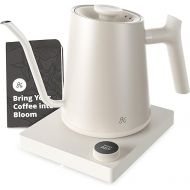 Greater Goods Electric Gooseneck Kettle - Perfect for Tea and Pour Over Coffee, 1200 Watt (Birch White)