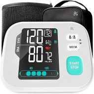 Greater Goods Premium Blood Pressure Monitor, Upper Arm with Large Backlit LCD, White