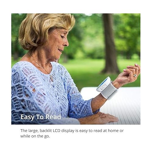  Greater Goods Digital Blood Pressure Monitor Wrist - Premium Adjustable Wrist Cuff, Automatic Blood Pressure Machine for Home use, Designed in St. Louis