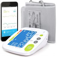 [아마존 핫딜]  [아마존핫딜]Greater Goods GreaterGoods Smart Blood Pressure Monitor Cuff, Smartphone Connected Health Monitoring for Home Use