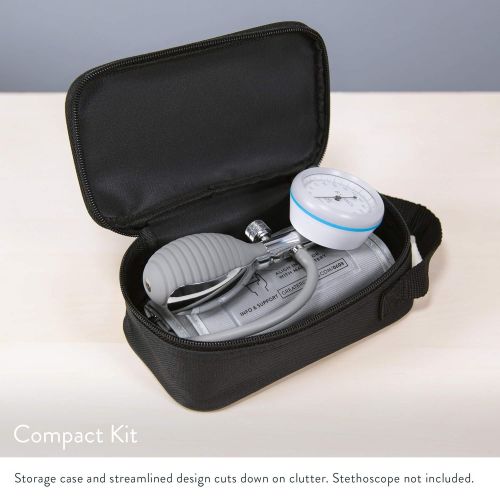  [아마존 핫딜] GreaterGoods Sphygmomanometer Manual Blood Pressure Monitor, Travel Case, Upper Arm Clinical Accuracy