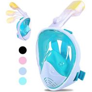 [아마존 핫딜] [아마존핫딜]Greatever Snorkel Mask Foldable Panoramic View Full Face Snorkeling Mask with Detachable Camera Mount, Dry Top Set Anti-Fog&Anti-Leak