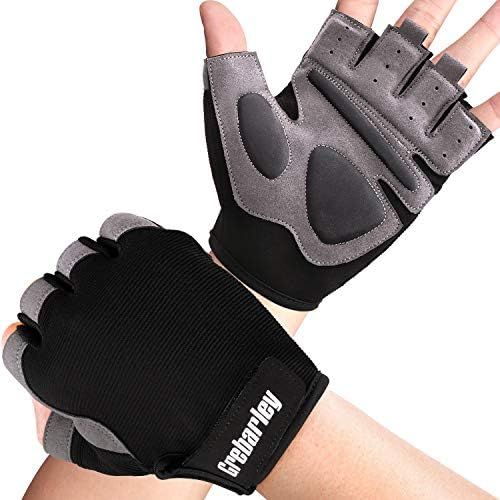  [아마존베스트]Grebarley Fitness Gloves, Training Gloves for Men and Women, Fitness Gloves for Strength Training, Bodybuilding, Strength Sports and Crossfit Training