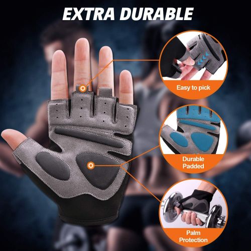  [아마존베스트]Grebarley Fitness Gloves, Training Gloves for Men and Women, Fitness Gloves for Strength Training, Bodybuilding, Strength Sports and Crossfit Training