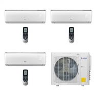 Gree MULTI30CVIR305-30,000 BTU Multi21+ Tri-Zone Wall Mount Mini Split Air Conditioner Heat Pump 208-230V (9-12-18)