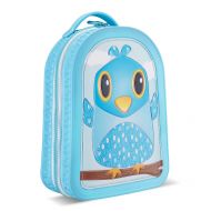 Green Frog Little Kid Backpack- Lunch Bag | School Bag for Toddlers and Little Kids | Boys and Girls | Premium Quality | Adorable Bird Design