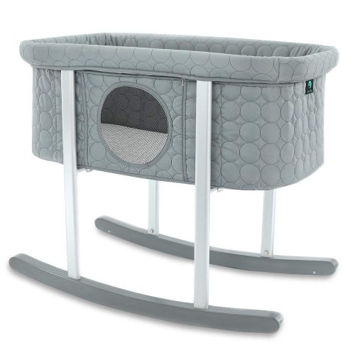  Green Frog Baby Bassinet Cradle Includes Gentle Rocking Feature, Great for Newborns and Infants Safe Mattress Includes wheels for...