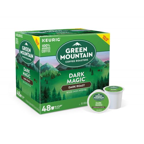  Green Mountain Coffee Dark Magic, Keurig K-Cup Pods, Dark Roast, 48 Count