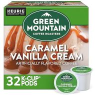 Green Mountain Coffee Roasters Caramel Vanilla Cream, Single-Serve Keurig K-Cup Pods, Flavored Light Roast Coffee Pods, 32 Count