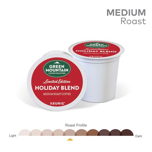  Green Mountain Coffee Roasters Green Mountain Coffee Single Serve K-Cup Pod, Holiday Blend, 72 Count