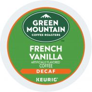 Green Mountain Coffee Roasters French Vanilla Decaf Keurig Single-Serve K-Cup Pods, Light Roast Coffee, 72 Count (6 Boxes of 12 Pods)