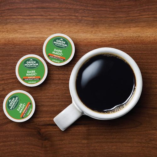  Green Mountain Coffee Roasters Dark Magic Decaf, Single Serve Coffee K-Cup Pod, Dark Roast, 72