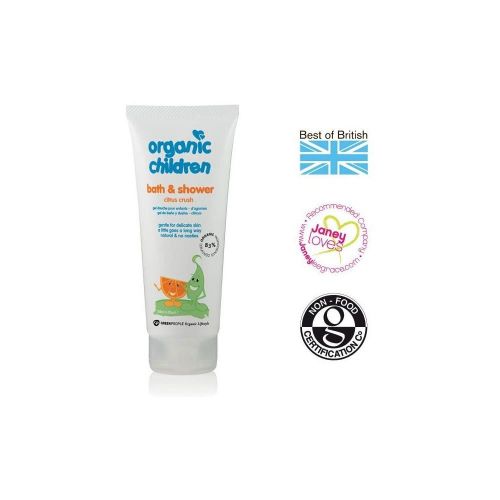  Green People Organic Children Citrus & Aloe Vera Bath & Shower Gel (200ml) - Pack of 2