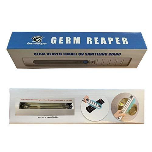  Green Piece The Germ Reaper - Ultraviolet Light Sanitizer. UV-c Sanitizing Portable - Kills Germs, Bacteria, Mold, and Viruses Effectively