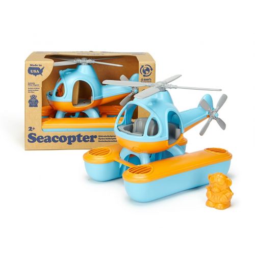  Green Toys Seacopter Bath Toy, Orange Top